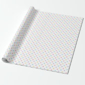 Pastel Paasei Latwerk Inpakpapier (Uitgerold)