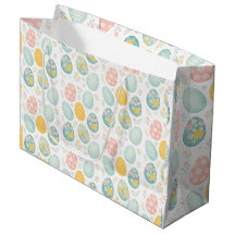 Pastel Paaseieren Bloempatroon - Schattig Voorjaar
