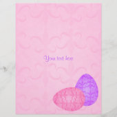 pastel Paaseieren Flyer (Achterkant)