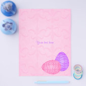 pastel Paaseieren Flyer (Enkel)