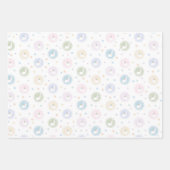 Pastel Paashaas Patroon Spring Wrapping Paper (Voorkant 3)