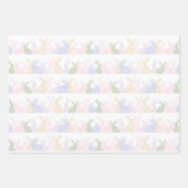 Pastel Paashaas Patroon Spring Wrapping Paper (Voorkant)