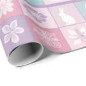 Pastel paashaas Schattigee Giftwrap Cadeaupapier (Rol Hoek)