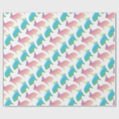 Pastel Paashaasjes Cadeaupapier (Vlak)