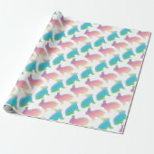 Pastel Paashaasjes Cadeaupapier (Uitgerold)
