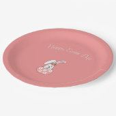 Pastel Paaspapier Borden - Gepersonaliseerd & fees Papieren Bordje (Gekanteld)