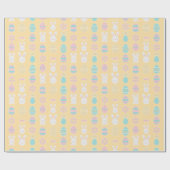 pastel paasparade inpakpapier (Vlak)