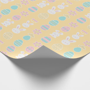 pastel paasparade inpakpapier