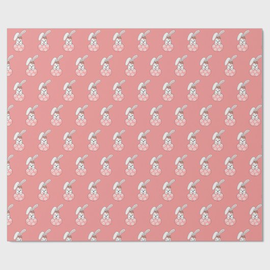 Pastel Paaswrapping papier - gepersonaliseerd (Vlak)