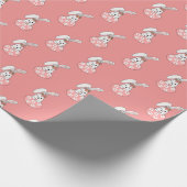 Pastel Paaswrapping papier - gepersonaliseerd (Hoek)