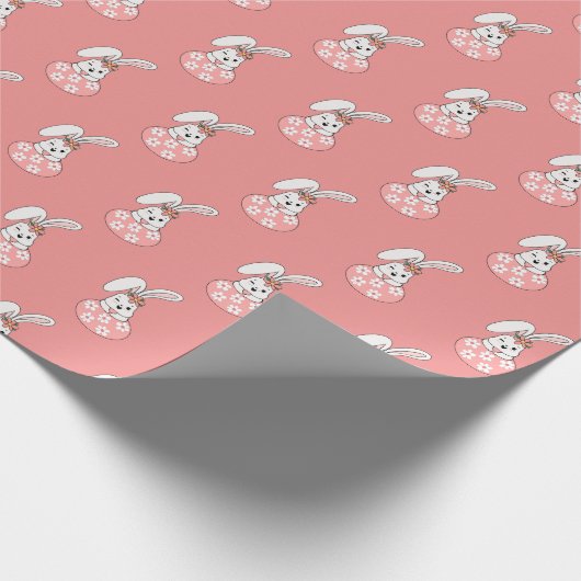 Pastel Paaswrapping papier - gepersonaliseerd (Hoek)