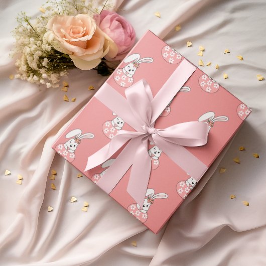 Pastel Paaswrapping papier - gepersonaliseerd