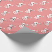 Pastel Paaswrapping papier - gepersonaliseerd (Hoek)