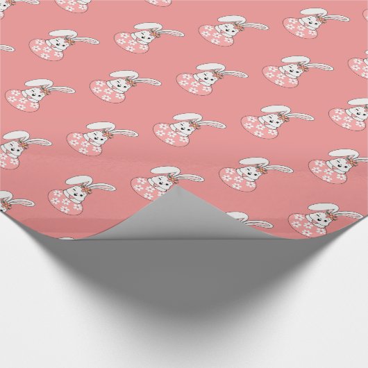 Pastel Paaswrapping papier - gepersonaliseerd (Hoek)