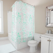 Pastel Paint Splatter Douchegordijn (In situ)