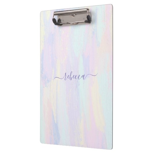 Pastel Paint Strokes Klembord (Links)