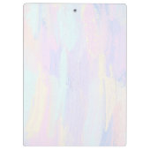 Pastel Paint Strokes Klembord (Achterkant)