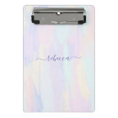 Pastel Paint Strokes Mini Klembord (Voorkant)