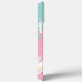 Pastel Paint Strokes Patroon iPhone / iPad case (Achterkant / Rechts)