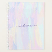 Pastel Paint Strokes Planner (Voorkant)