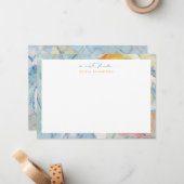 Pastel Painted Still Life Stationery Note card Notitiekaartje (Voorkant / Achterkant in situ)