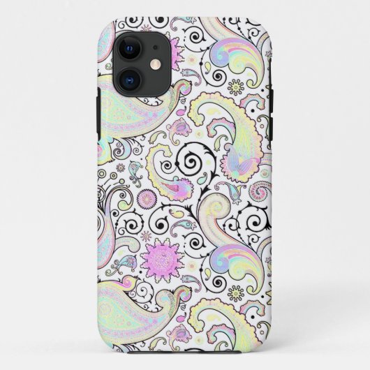 Pastel paisley Case-Mate iPhone case (Achterkant)