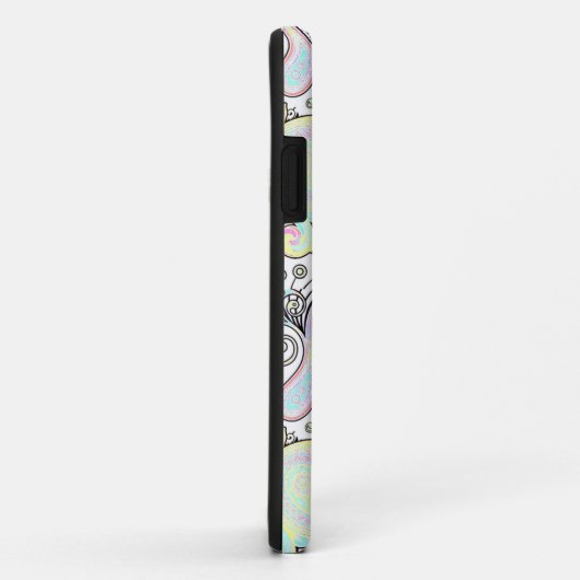 Pastel paisley Case-Mate iPhone case (Achterkant/rechts)