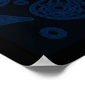 Pastel Paisley Kaleidoscope Mandala Print (Hoek)