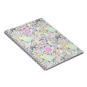 Pastel paisley notitieboek (Rechterzijde)
