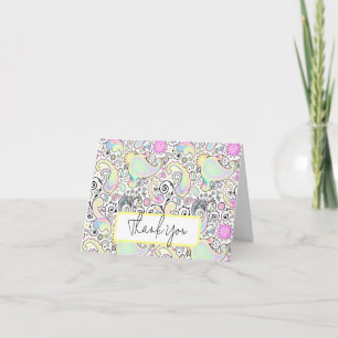 Pastel paisley op maat kaart