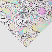 Pastel paisley tissuepapier (Detail)