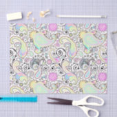 Pastel paisley tissuepapier (Craft)
