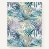 Pastel Palm Leaf Patterned Spiral Notitieboek (Voorkant)
