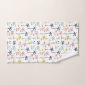 Pastel Palm Tree (palmpalmstructuur) op het strand Bad Handdoek (Handdoek)