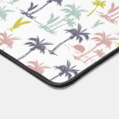 Pastel Palm Tree (palmpalmstructuur) op het strand Bureaumat (Hoek)