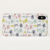 Pastel Palm Tree (palmpalmstructuur) op het strand Case-Mate iPhone Case (Achterkant (horizontaal))