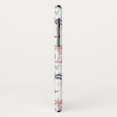 Pastel Palm Tree (palmpalmstructuur) op het strand Case-Mate iPhone Case (Achterkant/links)