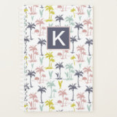 Pastel Palm Tree (palmpalmstructuur) op het strand Planner (Voorkant)