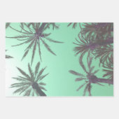 Pastel palmbomen fotografisch inpakpapier vel (Voorkant 2)