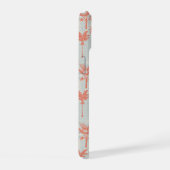 Pastel Palmbomenpatroon iPhone 15 Case (Rechterkant)