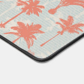 Pastel palmboom patroon bureaumat (Hoek)