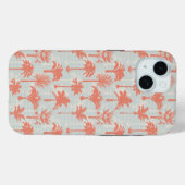 Pastel palmboom patroon Case-Mate iPhone case (Achterkant (horizontaal))