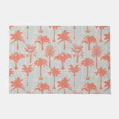 Pastel palmboom patroon deurmat (Voorkant)