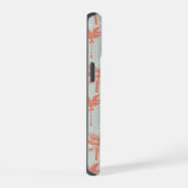 Pastel palmboom patroon iPhone 15 case (Rechterkant)