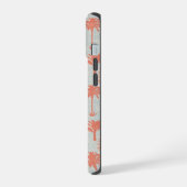 Pastel palmboom patroon iPhone 15 case (Linkerkant)