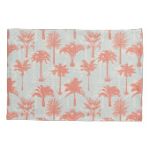 Pastel palmboom patroon kussensloop (Achterkant-Links)