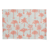 Pastel palmboom patroon kussensloop (Voorkant-Links)