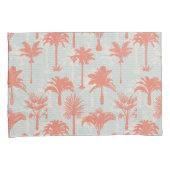 Pastel palmboom patroon kussensloop (Voorkant-Rechts)
