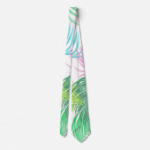 Pastel Palms Stropdas (Achterkant)