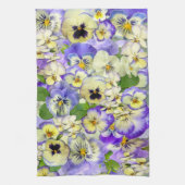 Pastel Pansies ~ Keukenhanddoek (Verticaal)